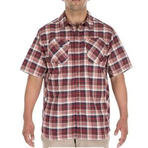 5.11 Tactical Men's Sipstream Covert Shirt Lightweight Plaid Size L CCW Storage